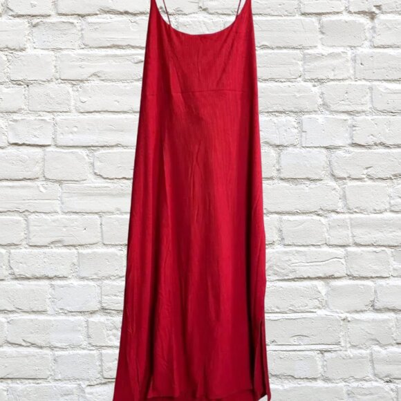 4X Everyday Split Strap Backless Bodycon Midi Chill Dress-Sensational NWT - Picture 4 of 8